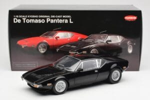 De Tomaso Pantera Black Kyosho 1:18 08851BK Diecast - image 8 of 8