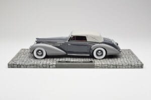 Delage D8 120 Cabriolet Grey & Dark Grey Minichamps 1:18 107115134 Diecast - image 3 of 6