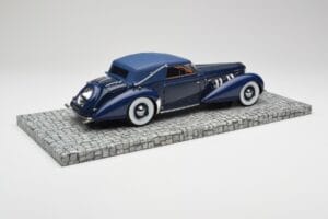 Delage D8-120 Cabriolet Two Tone Blue Minichamps 1:18 107115132 Resin - image 2 of 6