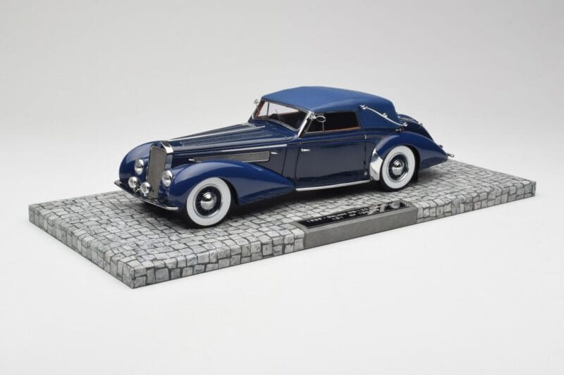 Delage D8-120 Cabriolet Two Tone Blue Minichamps 1:18 107115132 Resin