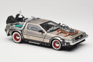 DeLorean DMC-12 Back to the Future Part III Sun Star 1:18 2712 Diecast - image 6 of 8