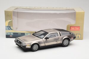 DeLorean DMC-12 LK Silver Sun Star 1:18 2701 Diecast - image 8 of 8