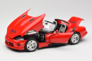 Dodge Viper RT/10 Red Limited Edition Bburago 1:18 3025 Diecast - image 2 of 8