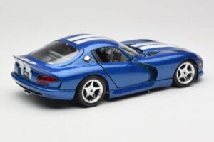 Dodge Viper GTS SR II Blue with White Stripes Bburago 1:18 3330 Diecast - image 3 of 8