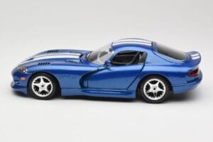 Dodge Viper GTS SR II Blue with White Stripes Bburago 1:18 3330 Diecast - image 4 of 8