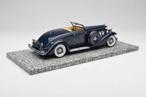 Duesenberg SJN Convertible Coupe Midnight Blue Minichamps 1:18 107150332 Diecast - image 2 of 6