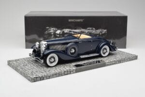 Duesenberg SJN Convertible Coupe Midnight Blue Minichamps 1:18 107150332 Diecast - image 6 of 6