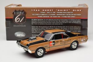 Oldsmobile 442 Hurst Hairy Olds Twin-Engine 4WD 1966 Highway 61 1:18 50089 Diecast - image 8 of 8