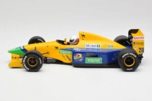 Benetton B191 #19 M. Schumacher F1 1991 Minichamps 1:18 100910119 Diecast - image 3 of 6