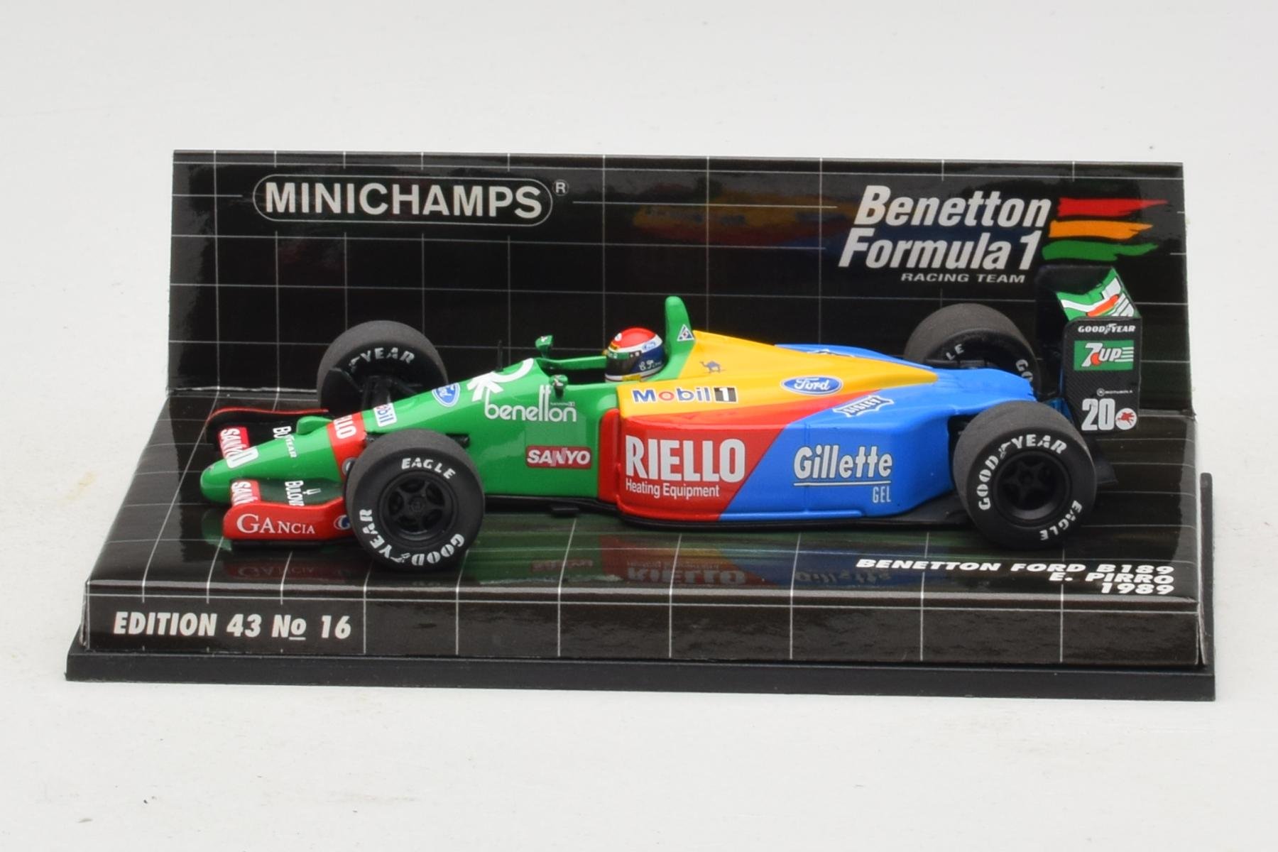 Minichamps Benetton B189 Ford 1:43 Pirro F1 1989