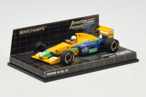 Benetton B191B Ford #20 M. Brundle Early Season F1 1992 Minichamps 1:43 400920120 Diecast - image 2 of 5