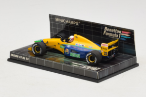 Benetton B191B Ford #20 M. Brundle Early Season F1 1992 Minichamps 1:43 400920120 Diecast - image 3 of 5