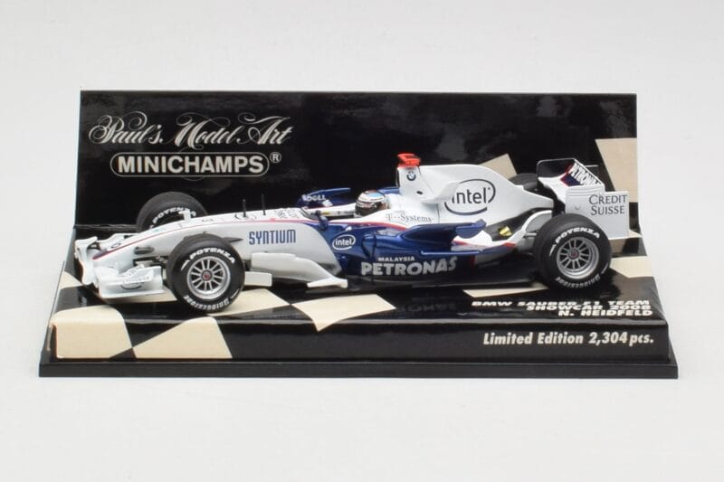 BMW Sauber F1.08 #5 N. Heidfeld Showcar 2008 Minichamps 1:43 400080083 Diecast