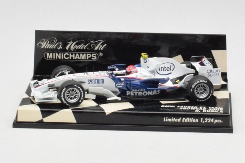 BMW Sauber F1.08 #4 R. Kubica Showcar 2008 Minichamps 1:43 400080084 Diecast