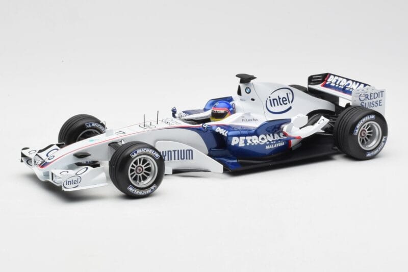 BMW Sauber F1.06 #17 J. Villeneuve F1 2006 Minichamps 1:18 100060017 Diecast