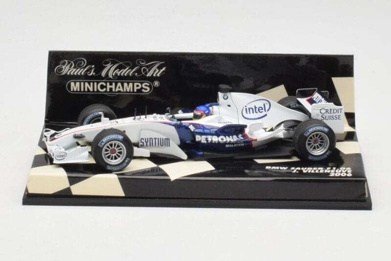 BMW Sauber F1.06 #11 J. Villeneuve F1 2006 Minichamps 1:43 400060017 Diecast