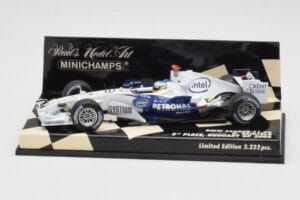 BMW Sauber F1.06 #10 N. Heidfeld Hungarian GP 3rd Place 2006 Minichamps 1:43 400060116 Diecast