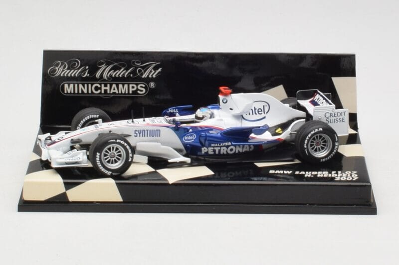 BMW Sauber F1.07 #3 N. Heidfeld Race Car 2007 Minichamps 1:43 400070009 Diecast