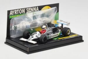 Brabham BMW BT52B A. Senna Test Car Paul Ricard 14 November 1983 Minichamps 1:43 540834399 Diecast - image 2 of 5