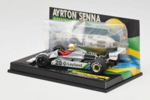 Brabham BMW BT52B A. Senna Test Car Paul Ricard 14 November 1983 Minichamps 1:43 540834399 Diecast - image 3 of 5