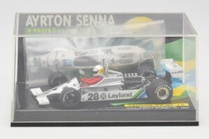 Brabham BMW BT52B A. Senna Test Car Paul Ricard 14 November 1983 Minichamps 1:43 540834399 Diecast - image 5 of 5