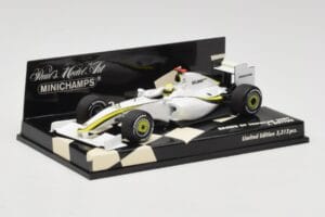 Brawn GP Mercedes BGP001 #22 J. Button Showcar 2009 Minichamps 1:43 400090092 Diecast - image 2 of 5