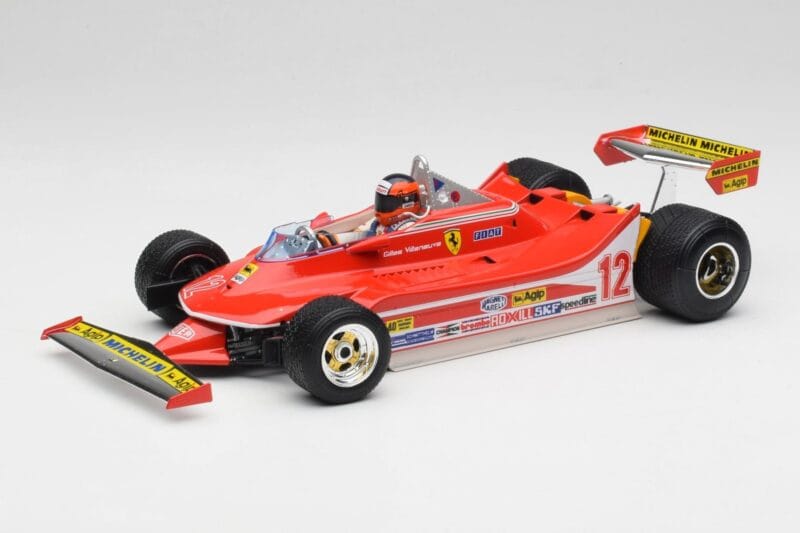 Ferrari 312T4 #12 G. Villeneuve United States Grand Prix East Winner 1979 Bburago 1:18 18-16814-18-01546 Diecast