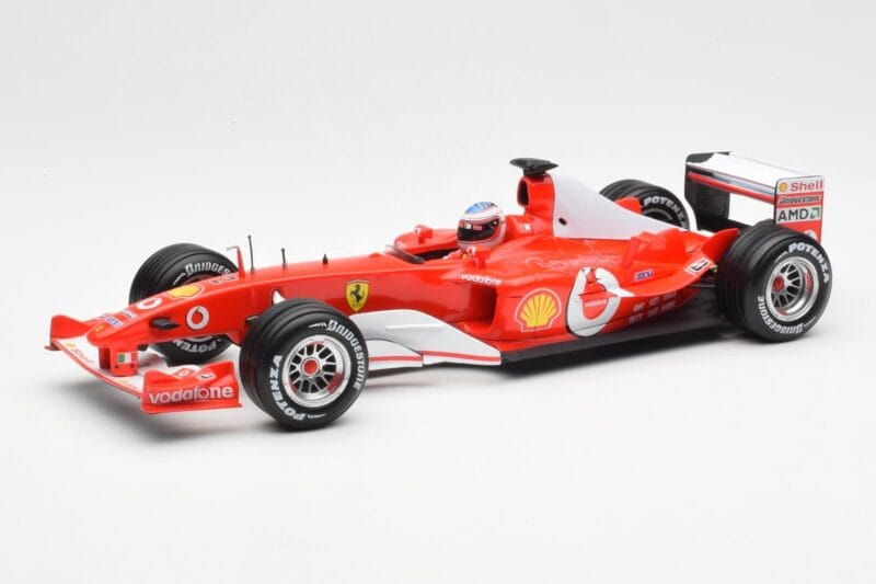 Ferrari F2003-GA #2 R. Barrichello F1 2003 Hot Wheels 1:18 B1024 Diecast