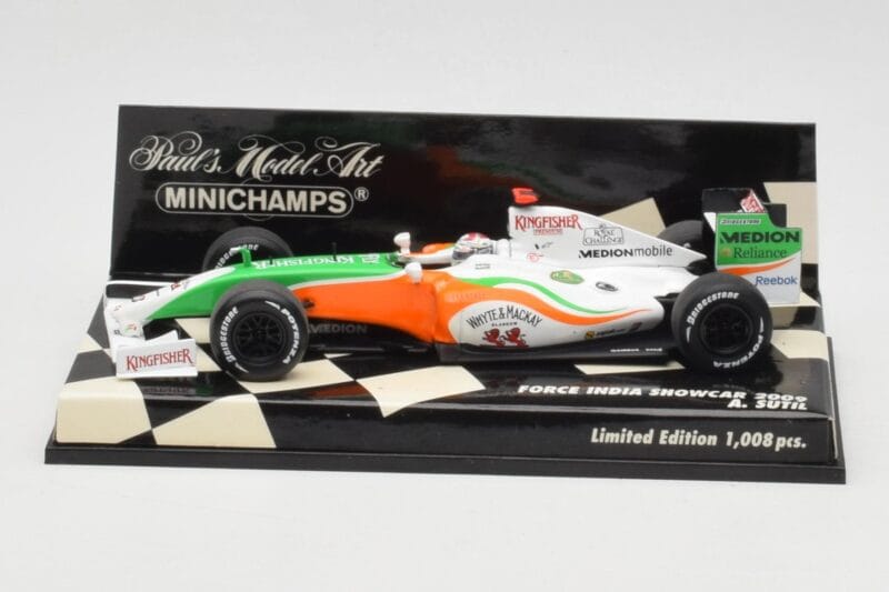 Force India Mercedes VJM02 #20 A. Sutil Showcar 2009 Minichamps 1:43 400090090 Diecast