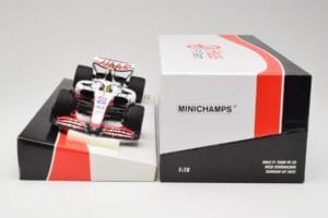 Haas VF-22 #47 M. Schumacher Bahrain GP 2022 Minichamps 1:18 147220147 Diecast - image 6 of 7