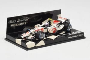 Honda RA106 A. Davidson Test Driver F1 2006 Minichamps 1:43 400060036 Diecast - image 2 of 5