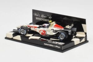Honda RA106 A. Davidson Test Driver F1 2006 Minichamps 1:43 400060036 Diecast - image 3 of 5