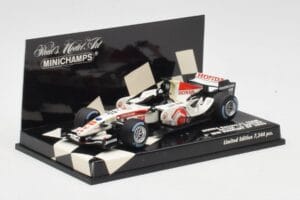 Honda RA106 #12 J. Button Hungarian GP Winner F1 2006 Minichamps 1:43 400060112 Diecast - image 2 of 5