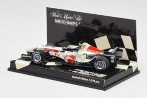 Honda RA106 #12 J. Button Hungarian GP Winner F1 2006 Minichamps 1:43 400060112 Diecast - image 3 of 5