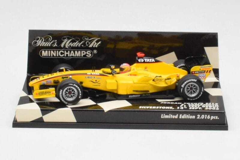 Jordan EJ15 S. Yamamoto F1 Silverstone Test 2005 Minichamps 1:43 400050239 Diecast