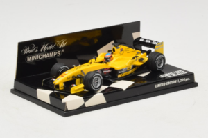 Jordan EJ14 Ford #18 N. Heidfeld Jordan Ford F1 Team Showcar 2004 Minichamps 1:43 400040088 Diecast - image 2 of 5