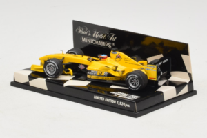 Jordan EJ14 Ford #18 N. Heidfeld Jordan Ford F1 Team Showcar 2004 Minichamps 1:43 400040088 Diecast - image 3 of 5