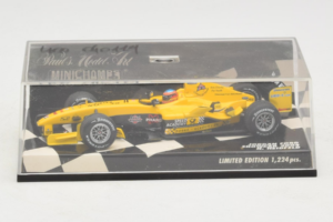 Jordan EJ14 Ford #18 N. Heidfeld Jordan Ford F1 Team Showcar 2004 Minichamps 1:43 400040088 Diecast - image 4 of 5