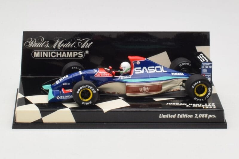 Jordan Hart 192 #32 S. Modena Race Car 1992 Minichamps 1:43 400920032 Diecast