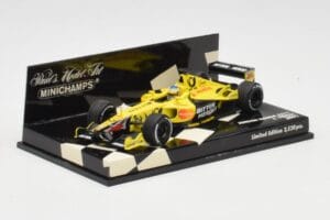Jordan Honda EJ11 #11 J. Trulli F1 2001 Minichamps 1:43 400010012 Diecast - image 2 of 5