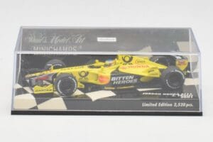 Jordan Honda EJ11 #11 J. Trulli F1 2001 Minichamps 1:43 400010012 Diecast - image 5 of 5