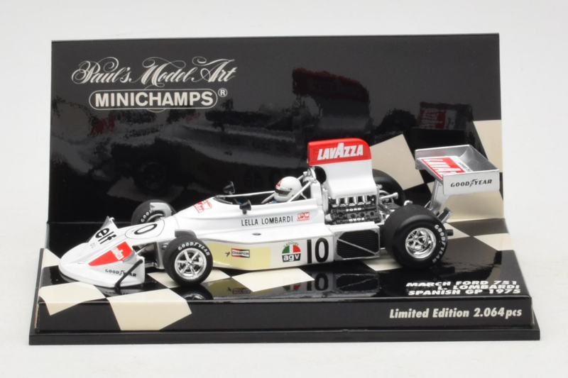 March 751 Ford #9 L. Lombardi Spanish GP 1975 Minichamps 1:43 430750010 Diecast