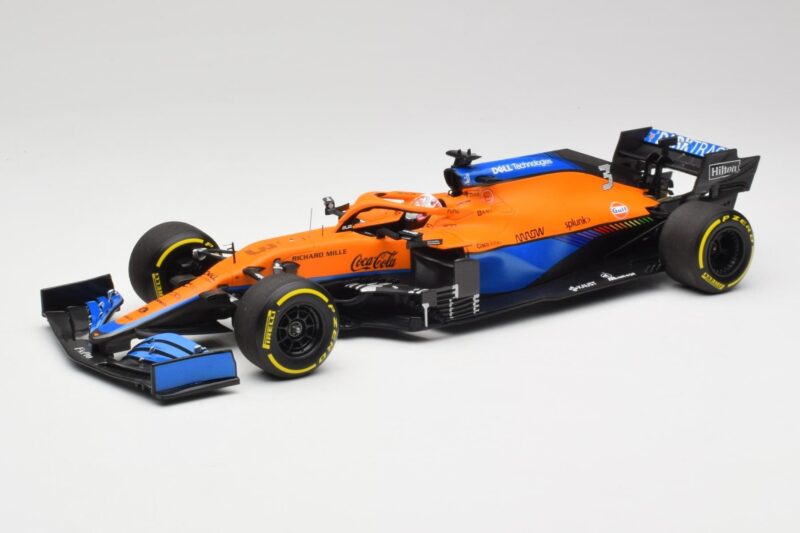 McLaren MCL35M #3 D. Ricciardo Bahrain GP 2021 Minichamps 1:18 530211803 Diecast