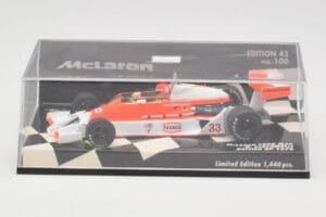McLaren Ford M26 B. Giacomelli British GP 1978 Minichamps 1:43 530784333 Diecast - image 5 of 5