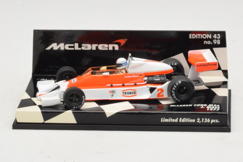 McLaren M26 Ford J. Mass F1 1977 Minichamps 1:43 McLaren M26 Ford J. Mass F1 1977 Minichamps 1:43 530774302 Diecast
