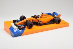 McLaren MCL33 #14 F. Alonso Canadian Grand Prix 300th Start 2018 Minichamps 1:18 533184014 Diecast - image 2 of 6