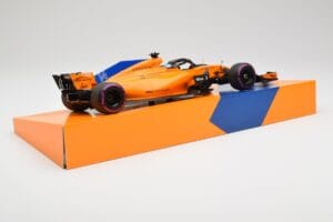 McLaren MCL33 #14 F. Alonso Canadian Grand Prix 300th Start 2018 Minichamps 1:18 533184014 Diecast - image 3 of 6