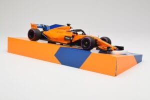McLaren MCL33 #14 F. Alonso Canadian Grand Prix 300th Start 2018 Minichamps 1:18 533184014 Diecast - image 4 of 6
