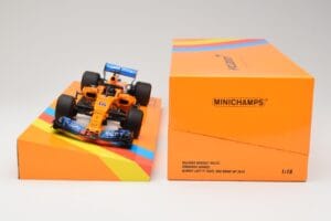 McLaren MCL33 Renault #14 F. Alonso Abu Dhabi GP 2018 Minichamps 1:18 533183914 Resin - image 6 of 7