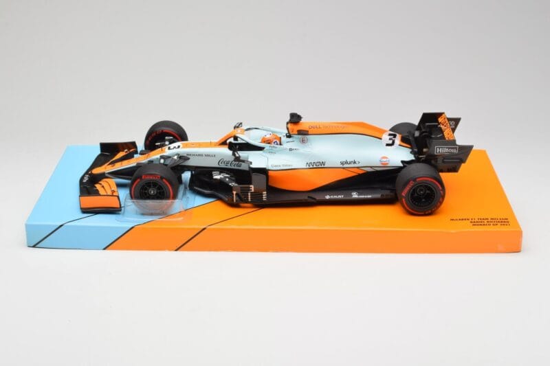 McLaren MCL35M #3 D. Ricciardo Monaco GP 2021 Minichamps 1:18 533212403 Diecast